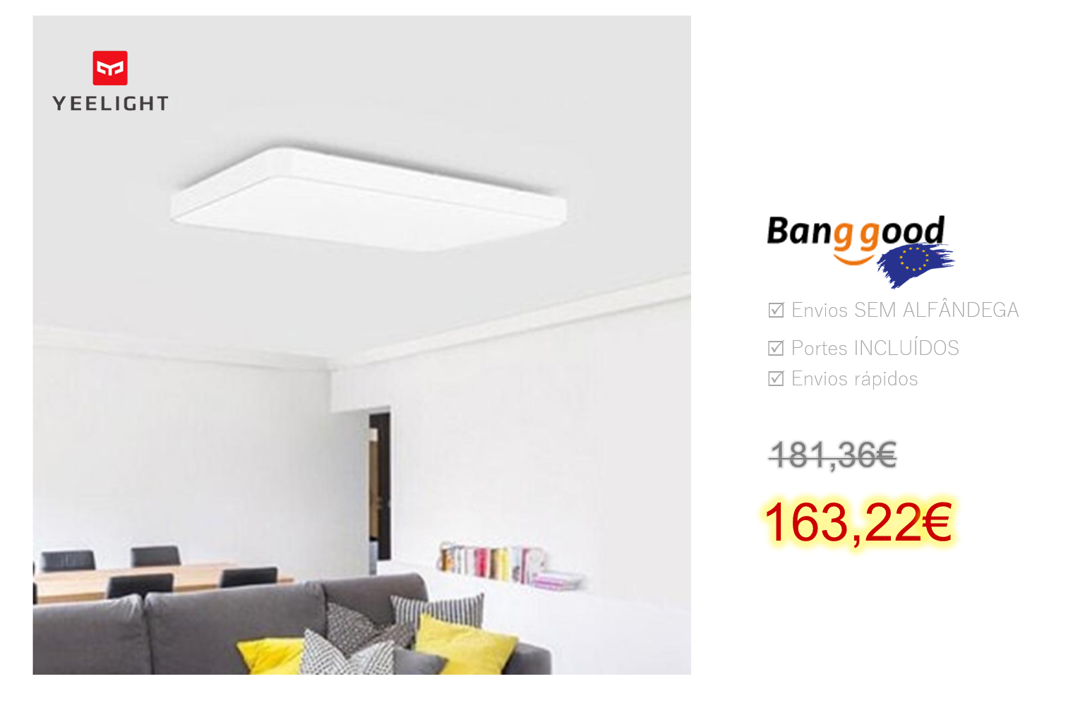 Yeelight smart led ceiling lamp