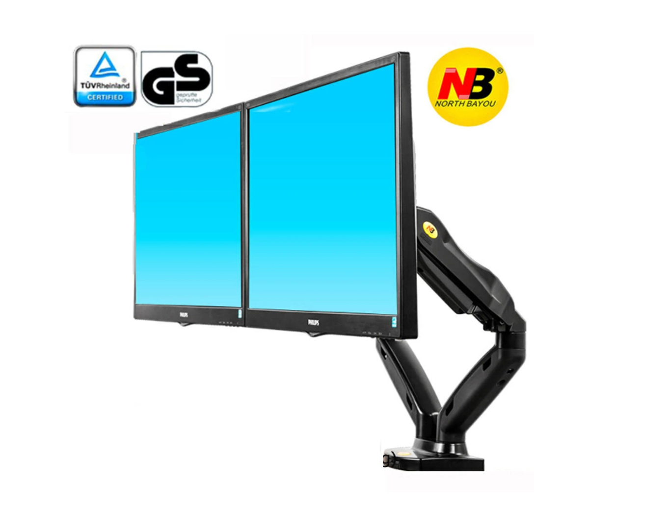NB F160 Dual Monitor Stand – Descontos TECH